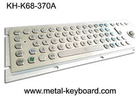 70 مفتاح لوحة مفاتيح الكمبيوتر المعدنية الصناعية مع لوحة المفاتيح كرة التتبع / الفولاذ المقاوم للصدأ كشك