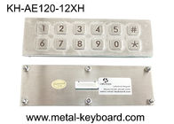 FCC الفولاذ المقاوم للصدأ 12 مفتاح لوحة مفاتيح معدنية مخصصة في إخراج المصفوفة